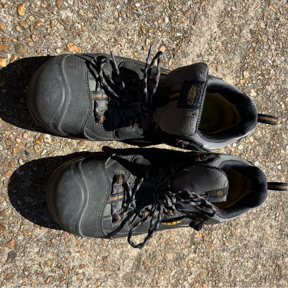 KEEN Utility Braddock Low Steel Toe Work Shoes Men’s 14 D Wide Black Work - Picture 2 of 8